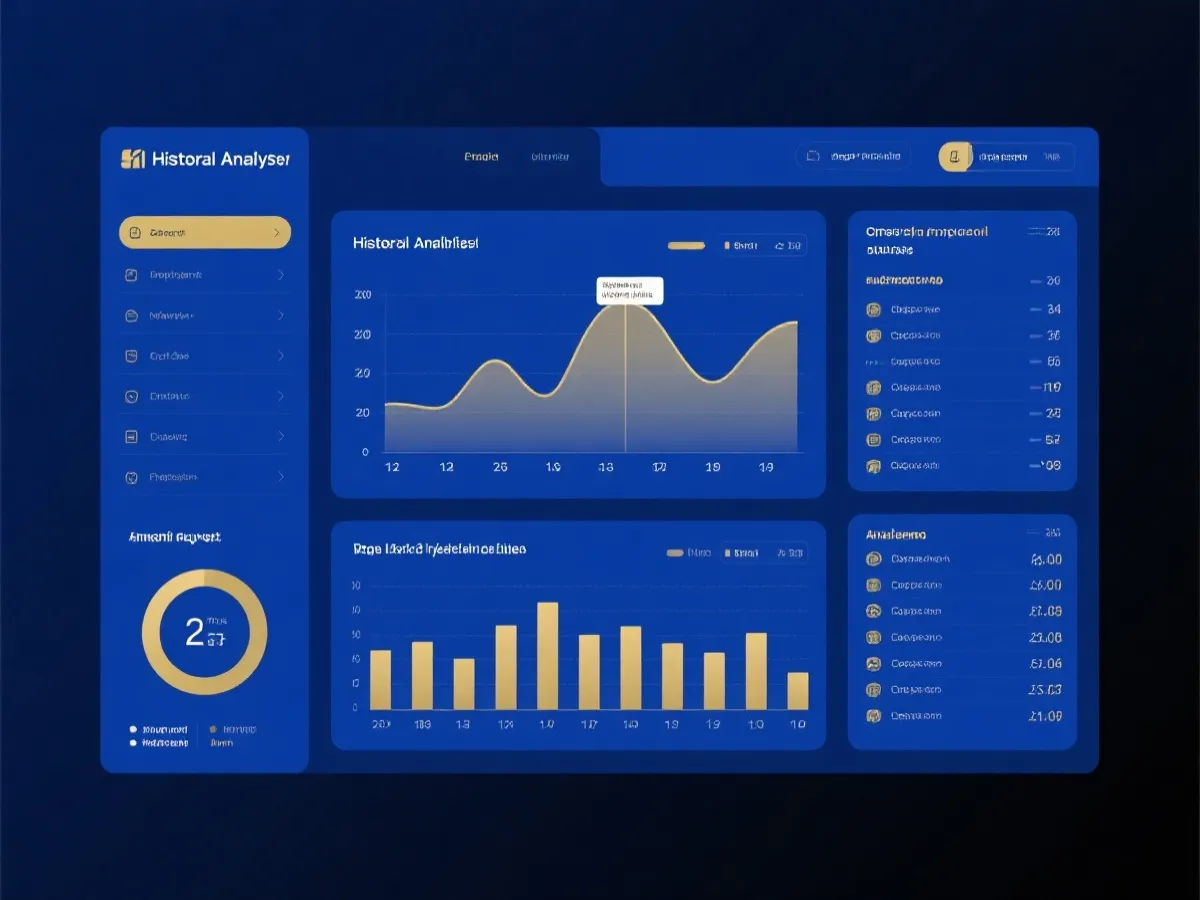 历史数据查询与趋势分析示意图